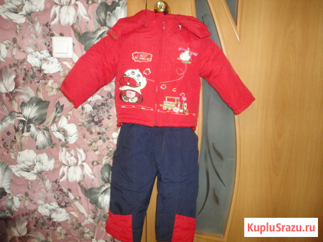 Курточка+Комбенизон детский зимний новый рост 92-104 см Киров - изображение 1