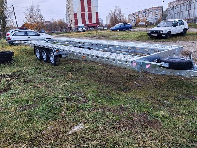 Прицеп-лафета для перевозки двух авто Москва - изображение 1