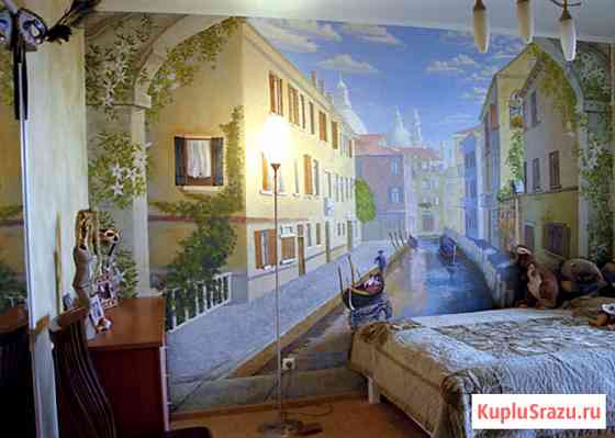 Художественная роспись стен, потолков Москва