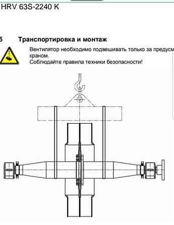 Вал ротор крыльчатка вентилятора HRV 63S-2240 K Venti Oelde Волгодонск