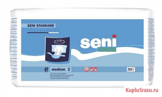 Подгузники для взрослых, дышащие, Seni Air, размер М (2) Санкт-Петербург - изображение 1