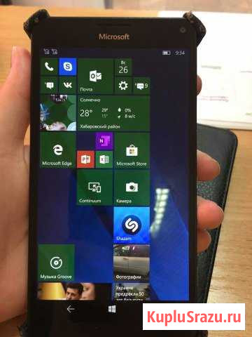 Телефон Microsoft Lumia 950 -Дв3 Хабаровск - изображение 1