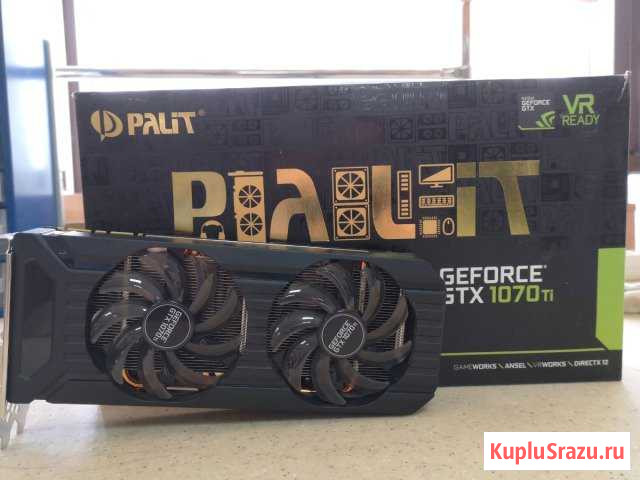 Видеокарта Palit PA-GTX1070 Ti Dual Волгоград - изображение 1