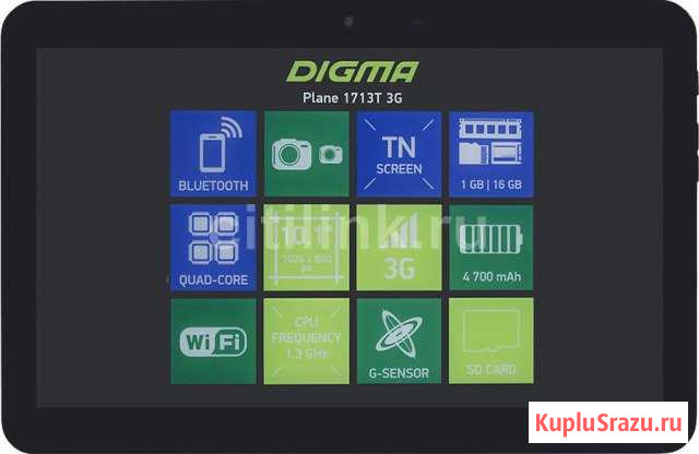 Digma plane 1713t 3g, 10.1 Сыктывкар - изображение 1