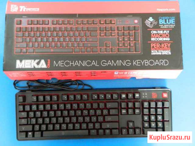 Клавиатура Ttesports meka PRO cherry MX blue Евпатория - изображение 1