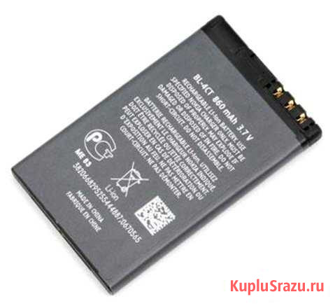 Аккумулятор Nokia BL-4CT 5310 6600f 7210s 7310s Оренбург - изображение 1