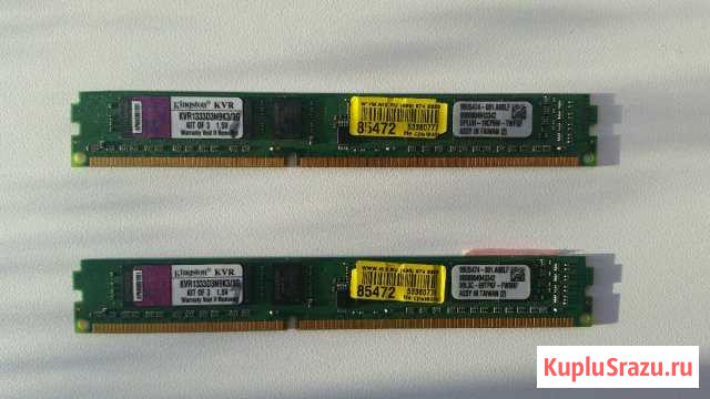 Оперативная память DDR3 1G 2 шт Иваново - изображение 1