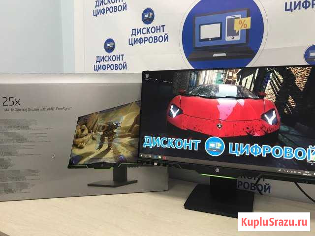 Новый игровой Монитор HP 24,5/FHD/144Ghz/hdmi Иваново - изображение 1