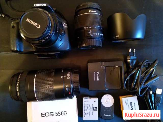 Canon 550D + EF-S 18-55 mm 1:3.5-5.6 + sdhc 16 Gb Ялта - изображение 1