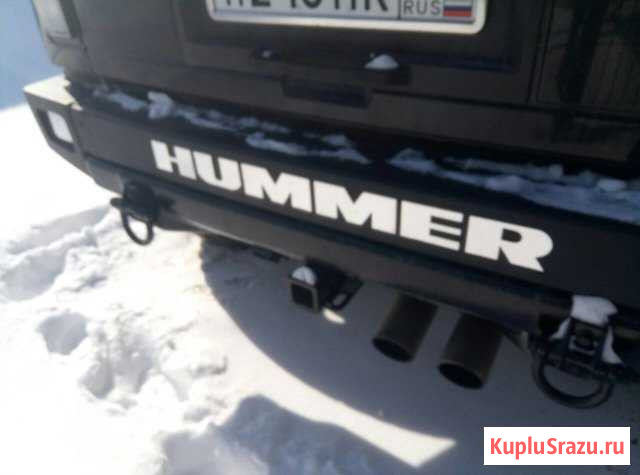Буквы на задний бампер hummer H2 Нижневартовск - изображение 1