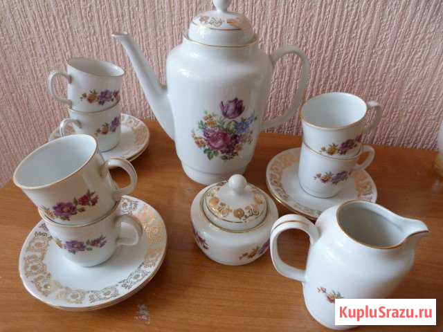 Кофейный сервиз Чехословакия Сорочинск - изображение 1