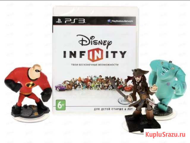 Игра Disney Infinity + 6 фигурок + платформа Тверь - изображение 1
