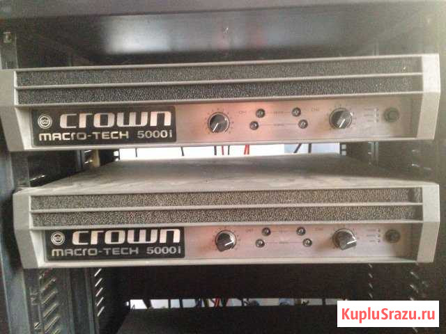 Усилитель мощности crown macro-tech 5000i Новомосковск - изображение 1