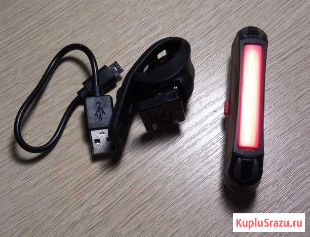 Задний фонарь RockBros USB перезаряжаемый Саратов - изображение 1