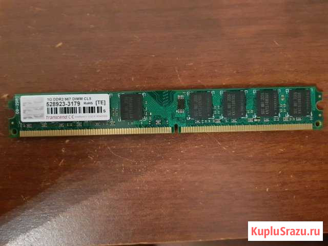 Transcend 1gb ddr2 667 dimm cl5 торг Тверь - изображение 1