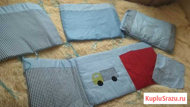 Комплект в кроватку из 6-ти предметов новый Тула - изображение 1