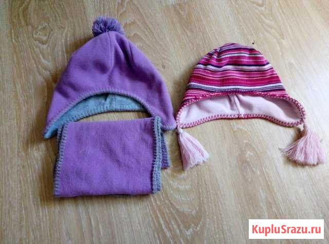 Шапки на девочку 5-7лет Ижевск - изображение 1