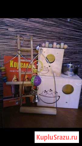 Домик и игрушки для птиц Подольск - изображение 1