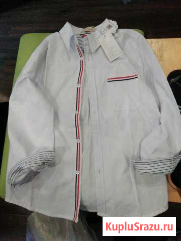 Рубашка новая для мальчика рост 130 Воскресенск - изображение 1