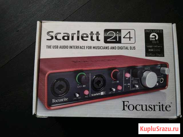 Звуковая карта Focusrite Scarlett 2i4 Реутов - изображение 1
