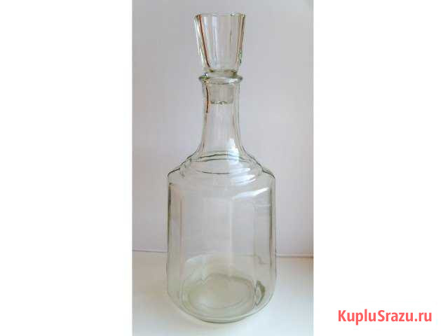 Граненый графин 1.5 л СССР Волоколамск - изображение 1