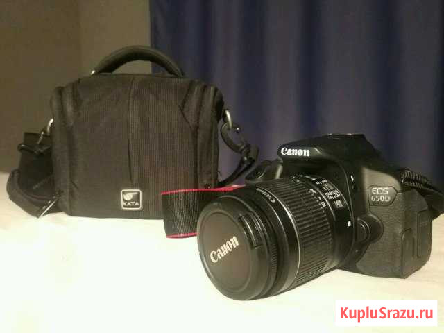 Canon EOS 650d + объектив 18-55 + сумка Реутов - изображение 1