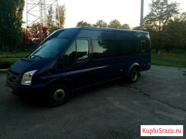 Ford Transit 2.4 МТ, 2008, микроавтобус Чертково - изображение 1