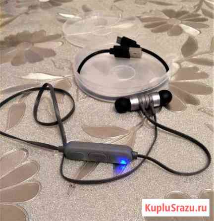 Наушники-гарнитура bluetooth GAL BH-1002 Белая Калитва