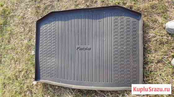 Ковёр в багажник Skoda Fabia (оригинальный) Горбунки