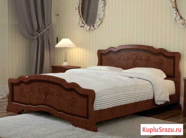 Кровать Карина 1600 с матрацем Чернянка - изображение 1
