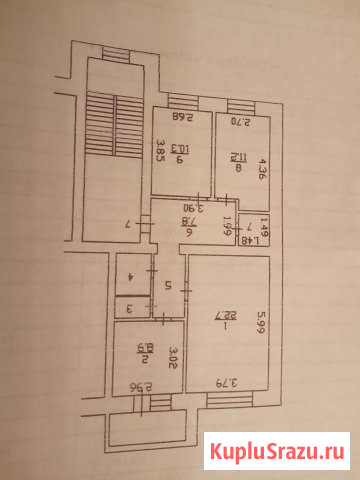 3-к квартира, 70.9 кв.м., 4/5 эт. Петушки - изображение 1