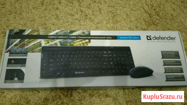 Клавиатура Defender Domino 825 Nano Black USB Петушки - изображение 1