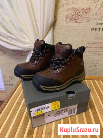 Новые фирменные детские ботинки Timberland Никель - изображение 1