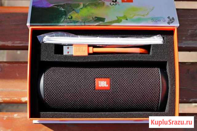 JBL Flip 4, Black Владикавказ - изображение 1