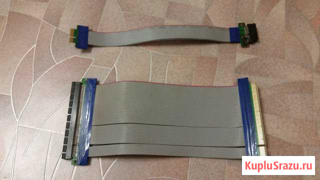 Riser Card райзер PCI-Express-16X-16Х и 1X-1Х Астрахань - изображение 1