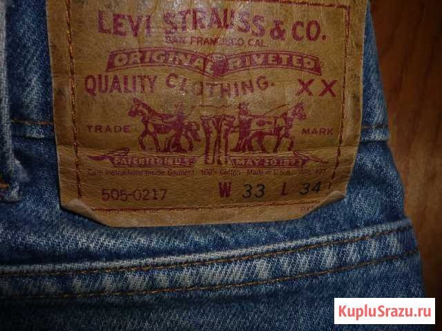 Джинсы Levi. s 505 w33L34. /USA Братск - изображение 1