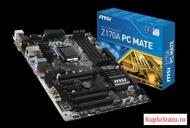 MSI Z170A PC Mate lga 1151 гарантия Ижевск - изображение 1