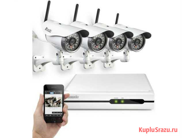 Беспроводной комплект уличного IP видеонаблюдения Волгоград - изображение 1