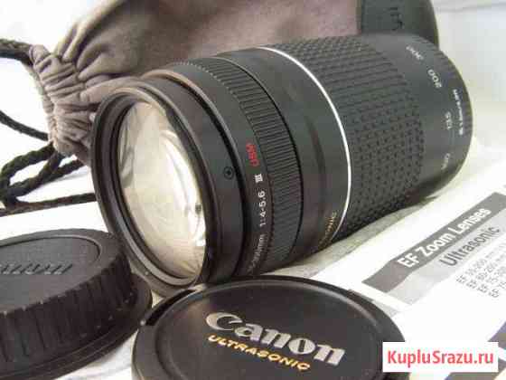 Canon EF 75-300/4-5.6 III USM новый комплект Волгоград