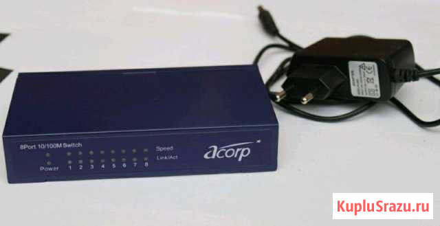 Коммутатор Acorp 10/100 Mbs Ангарск - изображение 1