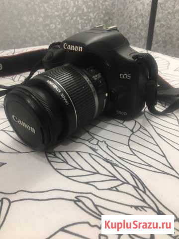 Зеркальный фотоаппарат Canon eos 500D Сыктывкар - изображение 1