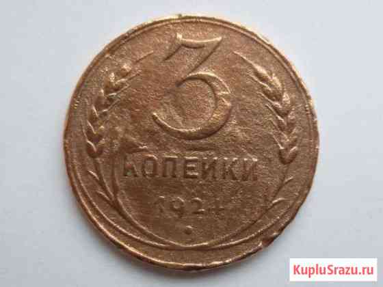 3 копейки 1924 г. Оригинал Березники