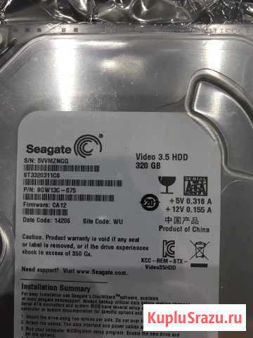 Жёсткий диск Seagate на 320 Гб, SATA Новокуйбышевск - изображение 1