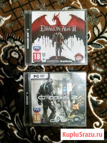 Лицензионные игры Crysis 2 + Dragon Age 2 Смоленск - изображение 1