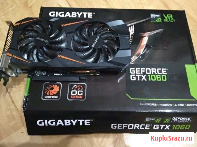 Gigabyte 1060 6gb Псков - изображение 1