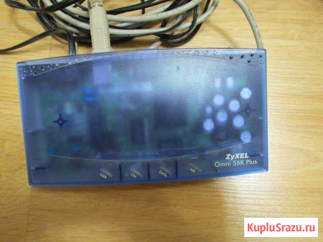Модем Zyxel Omni 56K Plus. Торг Ижевск - изображение 1