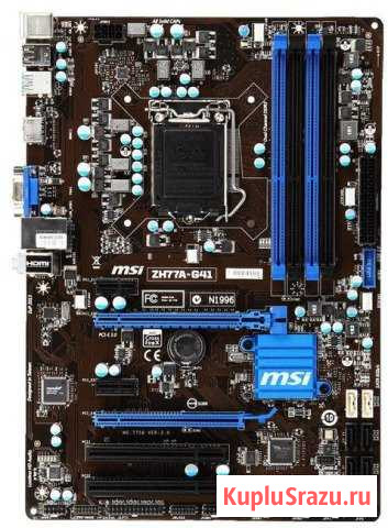 Комплект MSI ZH77A-G41 + i3 3220+4Gb Ярославль - изображение 1