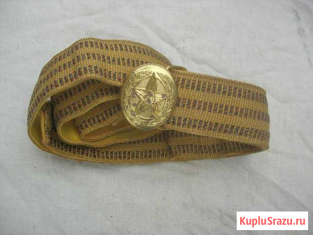 Ремень парадный металлизированный Полковник СССР Железнодорожный - изображение 1