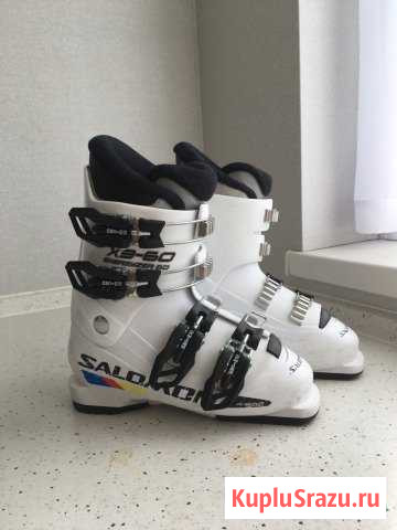 Детские Горнолыжные ботинки salomon, размер 31-32 Новороссийск - изображение 1