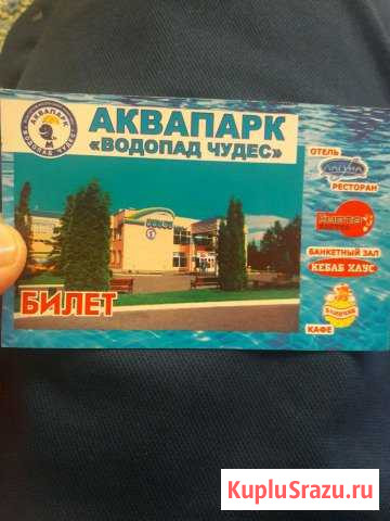 Билет в аквапарк.сегодня последний деньпоэтому так Магнитогорск - изображение 1